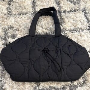 Vera Bradley Black Quilted Tote Bag